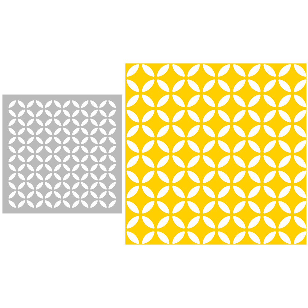 1PC Background Geometric Plastic Stencils For Decor Scrapbooking Card Making 20220817-99