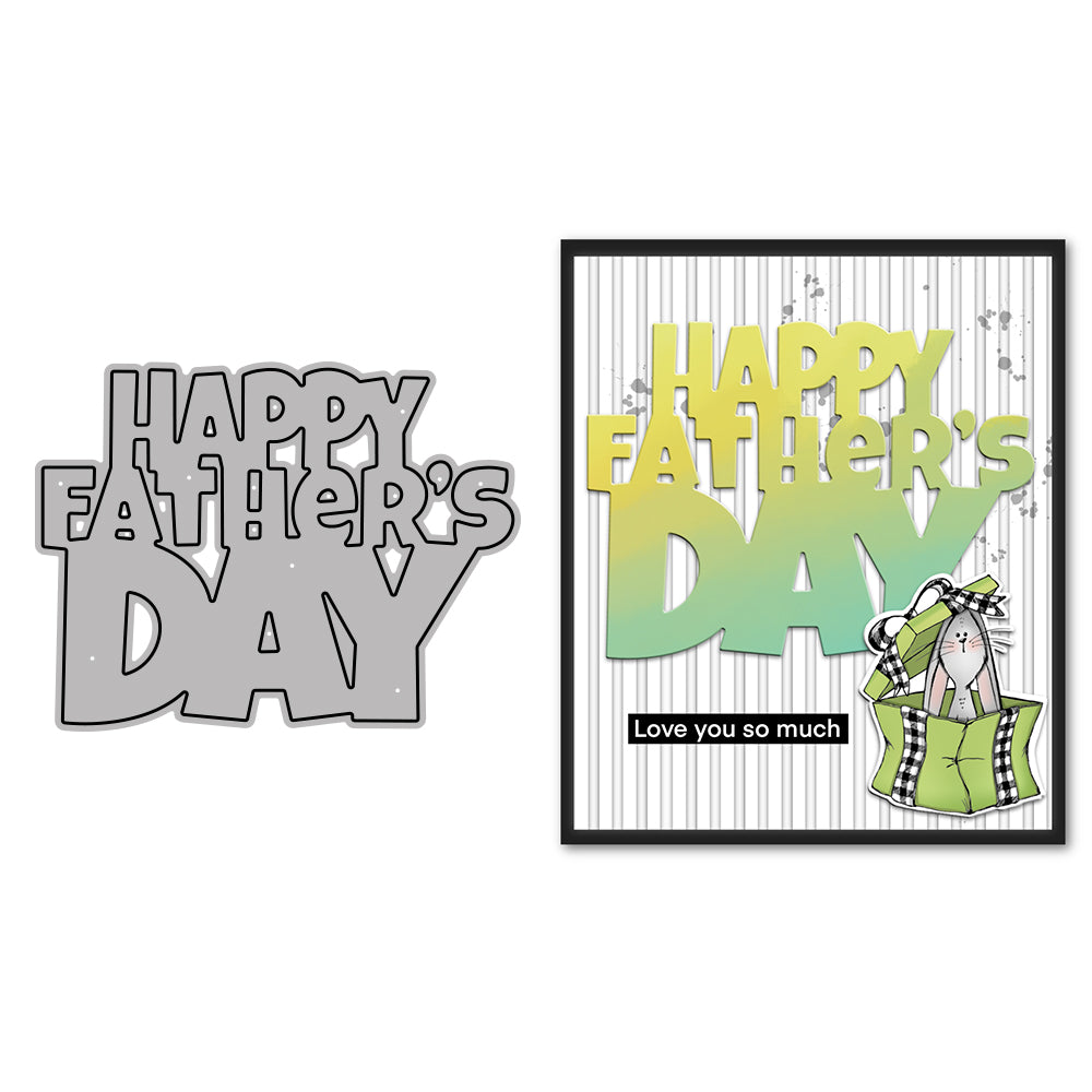 Happy Father's Day Cutting Dies Set YX512