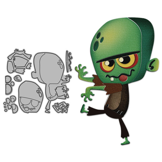 Cartoon Halloween Ghost Cutting Dies Set YX795