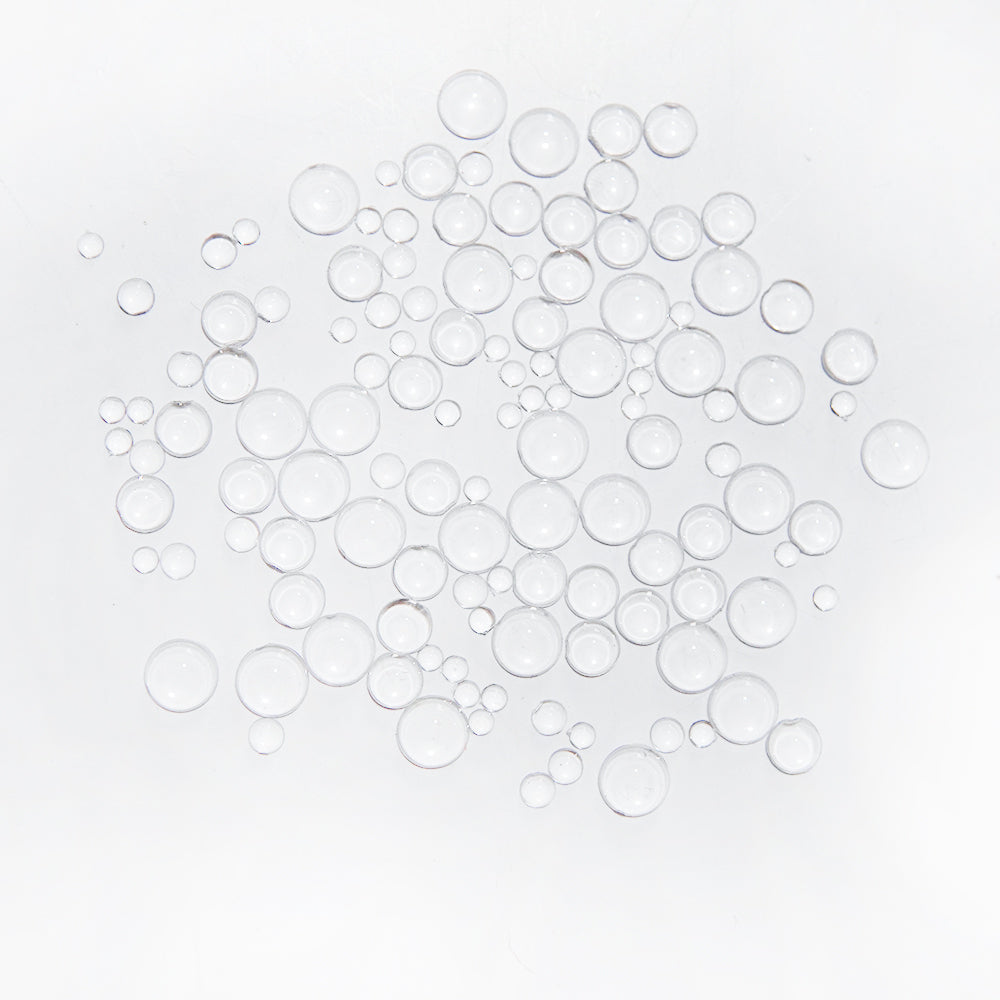 Plastic Pure Transparent Waterdrop Mini Beads For Cards Decor With Box DIY Scrapbooking Supplies Multisize 0.75/0.6/0.35/0.25cm Mix Y891