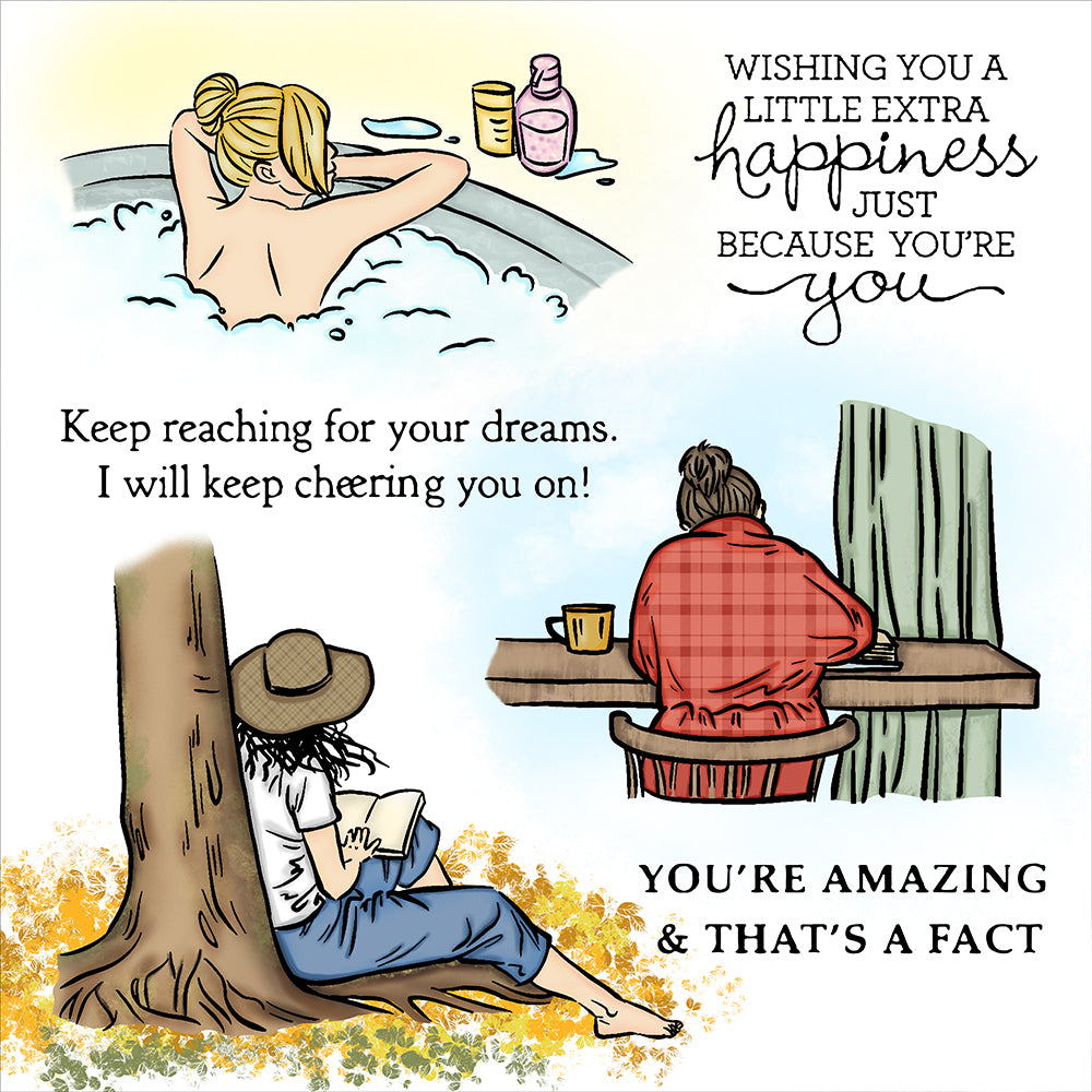 Women Holiday Home Life Cutting Dies And Stamp Set YX372-S+D