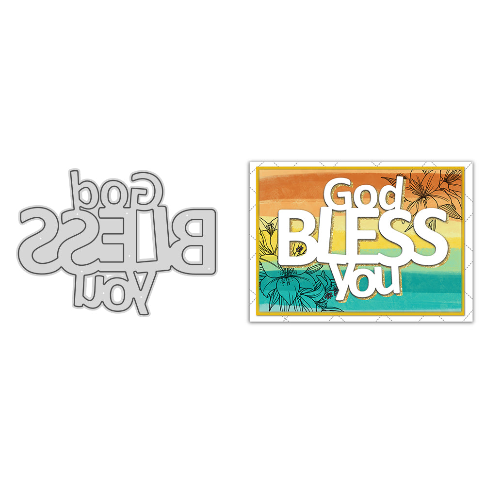 God Bless To You Cutting Dies Set YX477