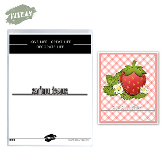 Sweet Wishes Cutting Dies Set YX523