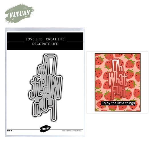 Oh What Fun Metal Cutting Dies Set YX879