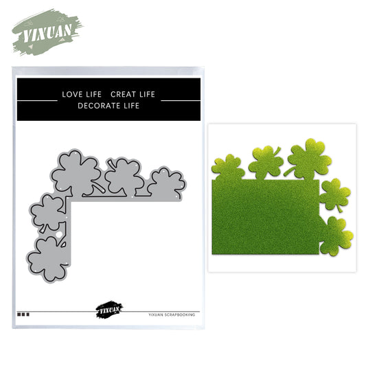 Spring Series Lucky Clover Metal Cutting Dies Set YX1056