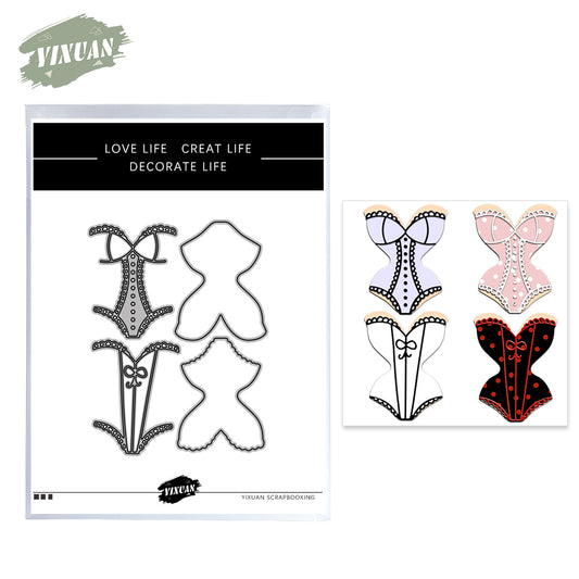 Women Slim Swimming Suit Cutting Dies Set YX626