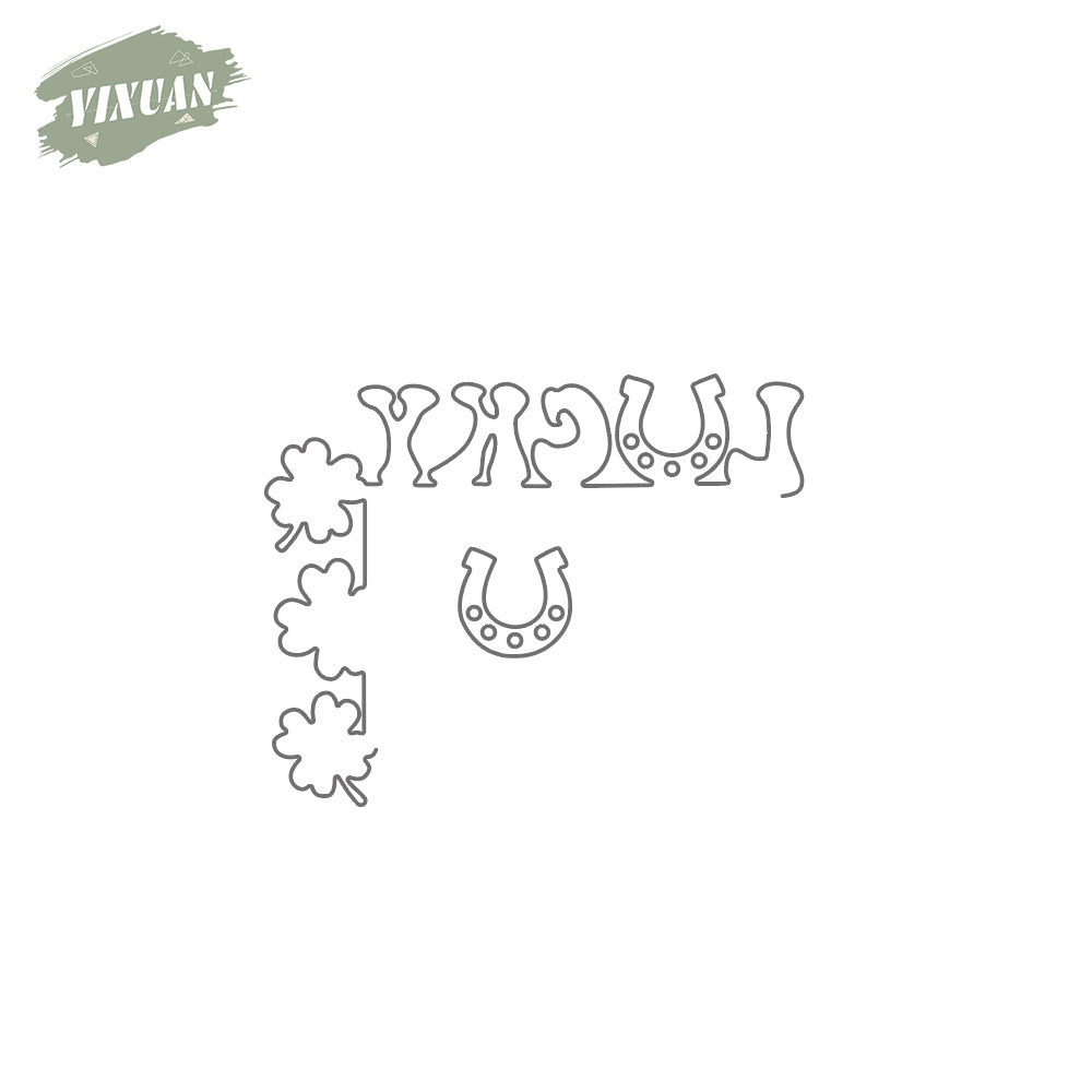 Swash Lucky And Clovers Metal Cutting Dies Set YX1058