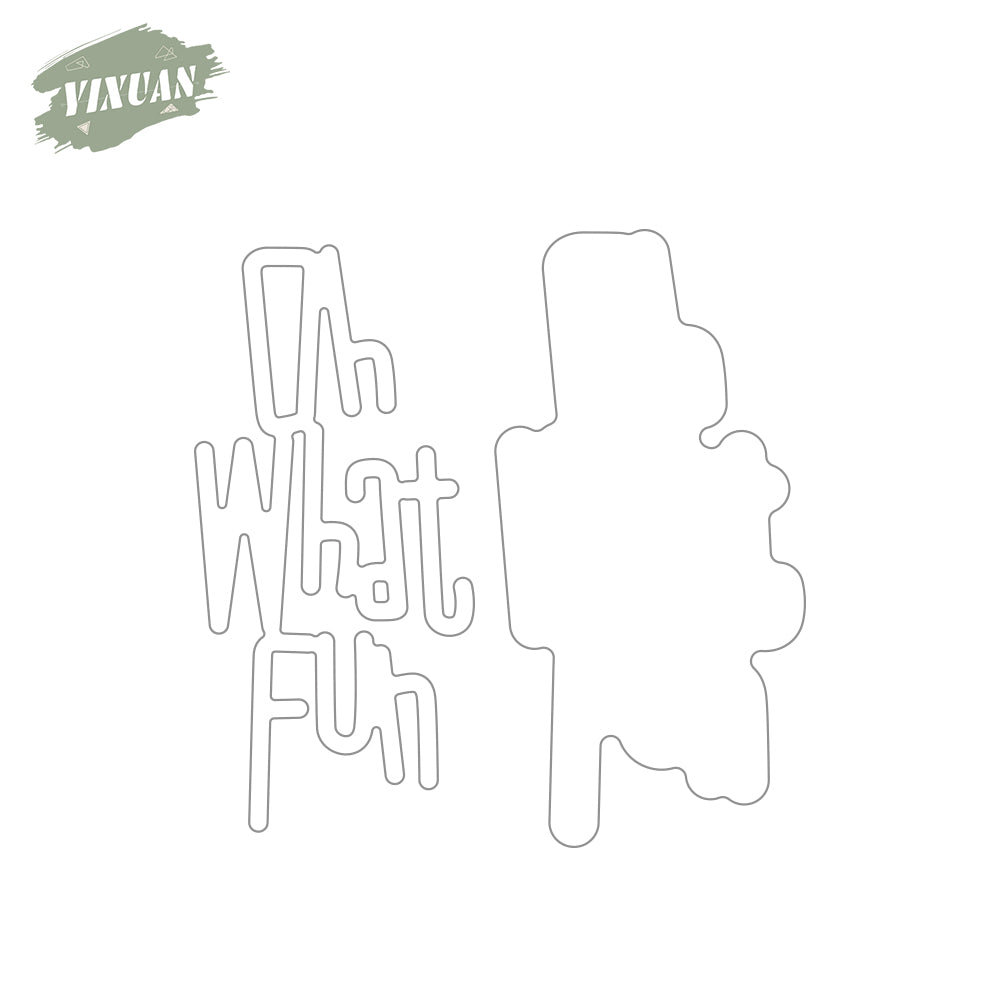 Oh What Fun Metal Cutting Dies Set YX879