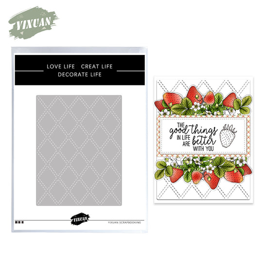 Regular Diamond Universal Background Cutting Dies Set YX596