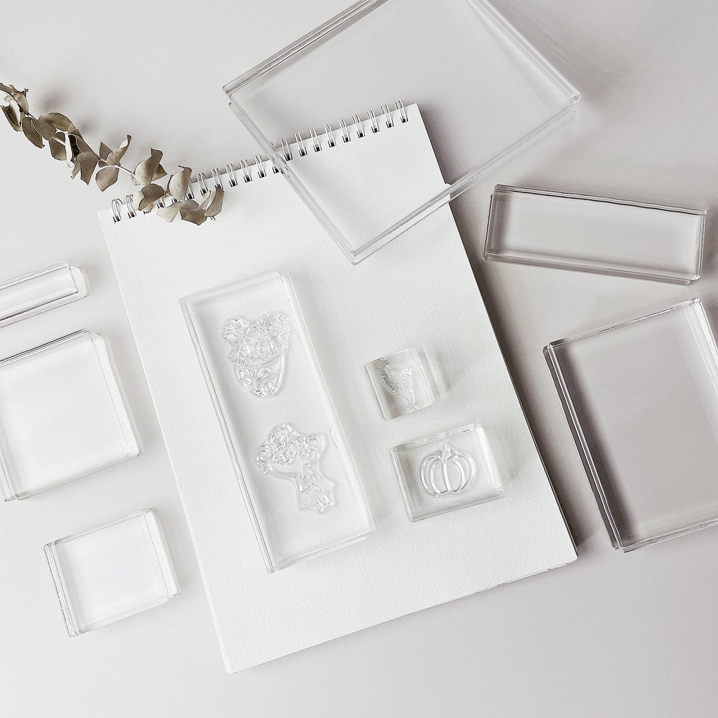 Thicken Handmade Clear Block For DIY Scrapbooking 2x6.5cm