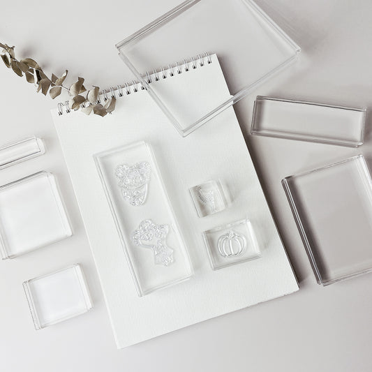 Thicken Handmade Clear Block For DIY Scrapbooking 4x11.5cm