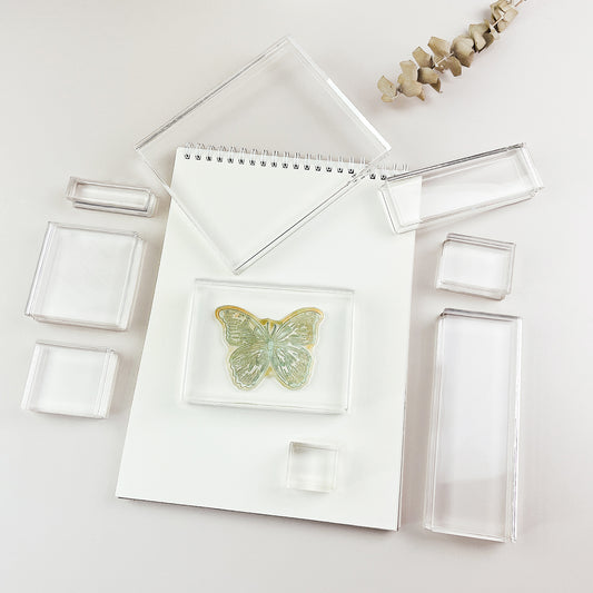 Thicken Handmade Clear Block For DIY Scrapbooking 4x5cm