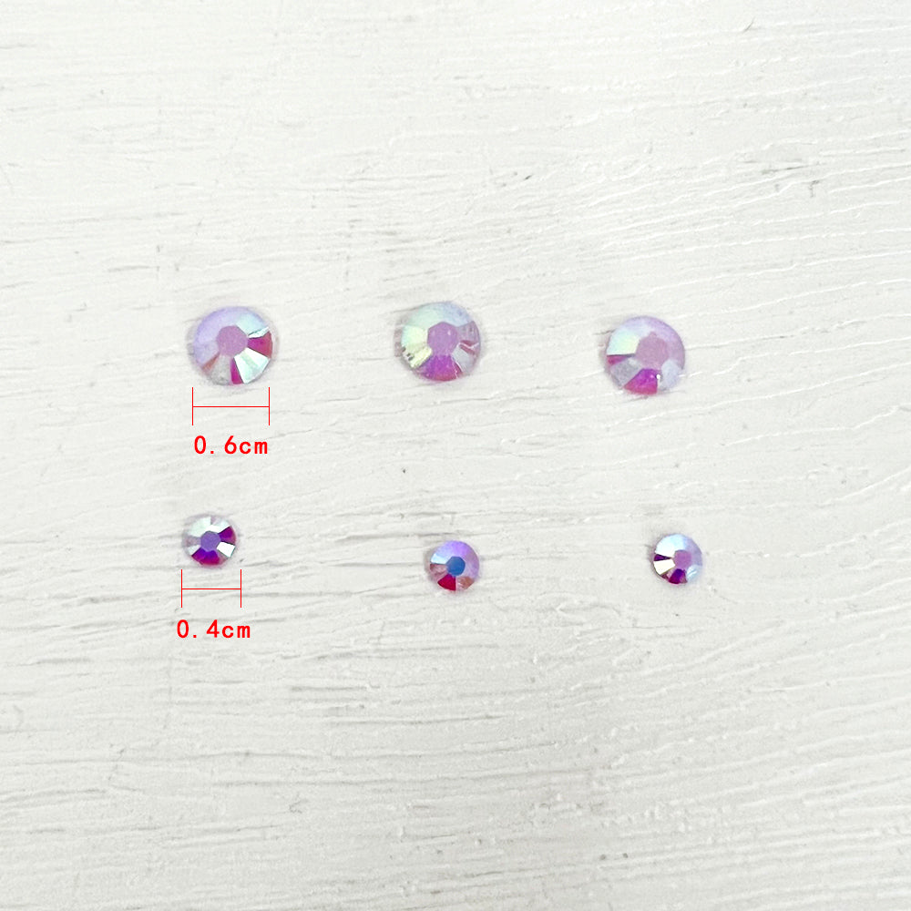 4mm/6mm Mix Resin Light Purple Sequin Stickers For Cards Decor With Box DIY Scrapbooking Supplies YX1116