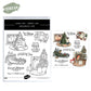 Children in Front of Christmas Fireplace Cutting Dies And Stamp Set YX1514-S+D