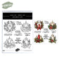 Christmas Candle Cutting Dies And Stamp Set YX1522