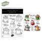 Cartoon Christmas Cup Cutting Dies And Stamp Set YX1548-S+D