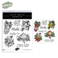 Christmas Elements Cutting Dies And Stamp Set YX1516-S+D