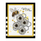 Spring Daisy Flowers And Busy Bees Cutting Dies And Stamp Set YX1213-S+D