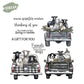 Pickups and Animals Cutting Dies And Stamp Set YX1510-S+D