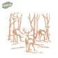 Deer and Forest Cutting Dies And Stamp Set YX1473