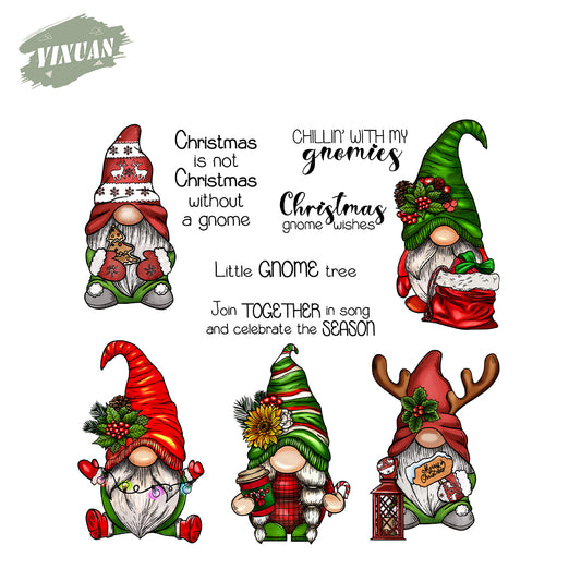 Christmas Dwarves Cutting Dies And Stamp Set YX1507-S+D