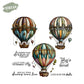 Hot Air Balloon Stamp Set YX1541