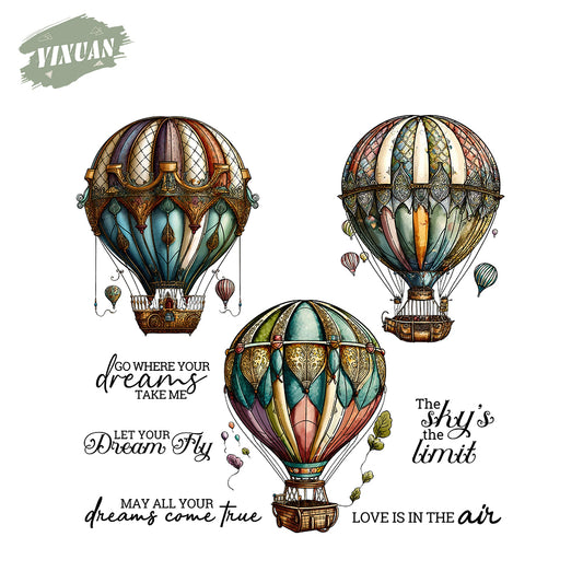 Hot Air Balloon Stamp Set YX1541