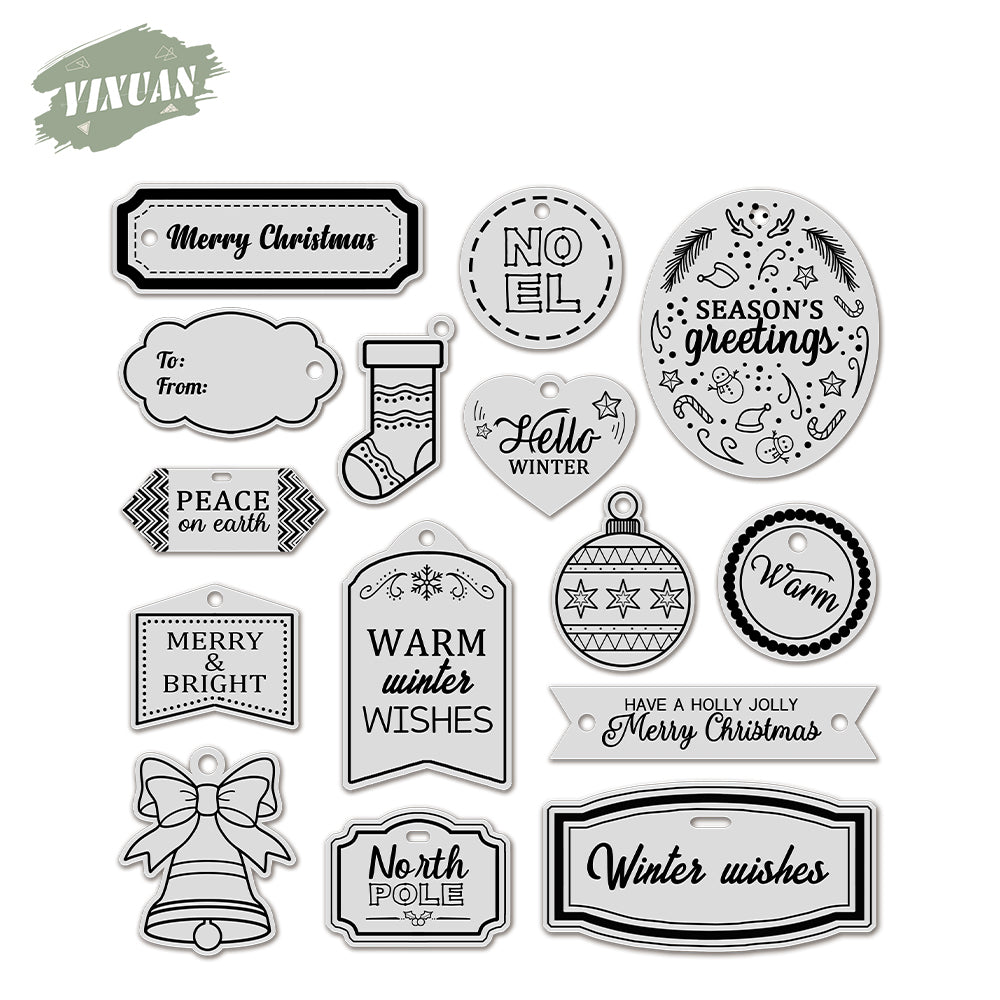 Festival Materials Cutting Dies And Stamp Set YX1530-S+D