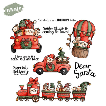 Dwarf Santa Claus Cutting Dies And Stamp Set YX1534