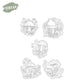 Mushroom Cutting Dies And Stamp Set YX1447-S+D