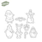 Santa Claus and Animals Cutting Dies And Stamp Set YX1550-S+D