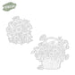 Blooming Baskets Of Daisy Flowers Cutting Dies And Stamp Set YX1211-S+D