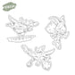 Cute Cartoon Evil Flying Dragons Cutting Dies Set YX1289-D