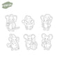 Forest Cutting Dies And Stamp Set YX1494-S+D