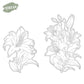 Spring Blooming Flowers Lily Cutting Dies Set YX1205-D