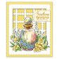 Vintage Perfume Bottle Flowers Floral Hot Foil Plate YX1326-H