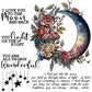 Beautiful Moon With Rose Flowers Decor Cutting Dies Set YX1214-D