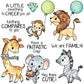 Cute Nature Animals Party Cutting Dies Set YX1244-D