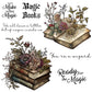 Magic Books Roses Flowers Floral Halloween Cutting Dies Set YX1413-D