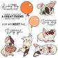 Lovely Kawaii Pet Dogs Holding Balloons Cutting Dies Set YX1299-D