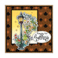 Vintage Street Lamp With Floral Decor Cutting Dies And Stamp Set YX1386-S+D