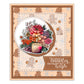 Perfume Candles And Blooming Flowers Cutting Dies And Stamp Set YX1383-S+D