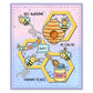 Cute Busy Bee And Sweet Honey Cutting Dies And Stamp Set YX1330-S+D