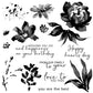 Painted Flowers Floral Stamp Set YX1226-S
