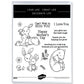 Love Baby Mother Animals Cutting Dies And Stamp Set YX1235-S+D