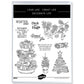 Christmas Food Display Cutting Dies And Stamp Set YX1583-S+D