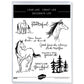 Nature Forest Horse Animals Cutting Dies And Stamp Set YX1249-S+D