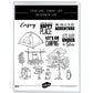 Spring Day Nature Outdoor Camping Cutting Dies And Stamp Set YX1206-S+D