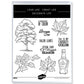 Maple Trees and Leaves Cutting Dies And Stamp Set YX1485-S+D