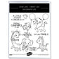 Cute Nature Animals Party Cutting Dies And Stamp Set YX1244-S+D